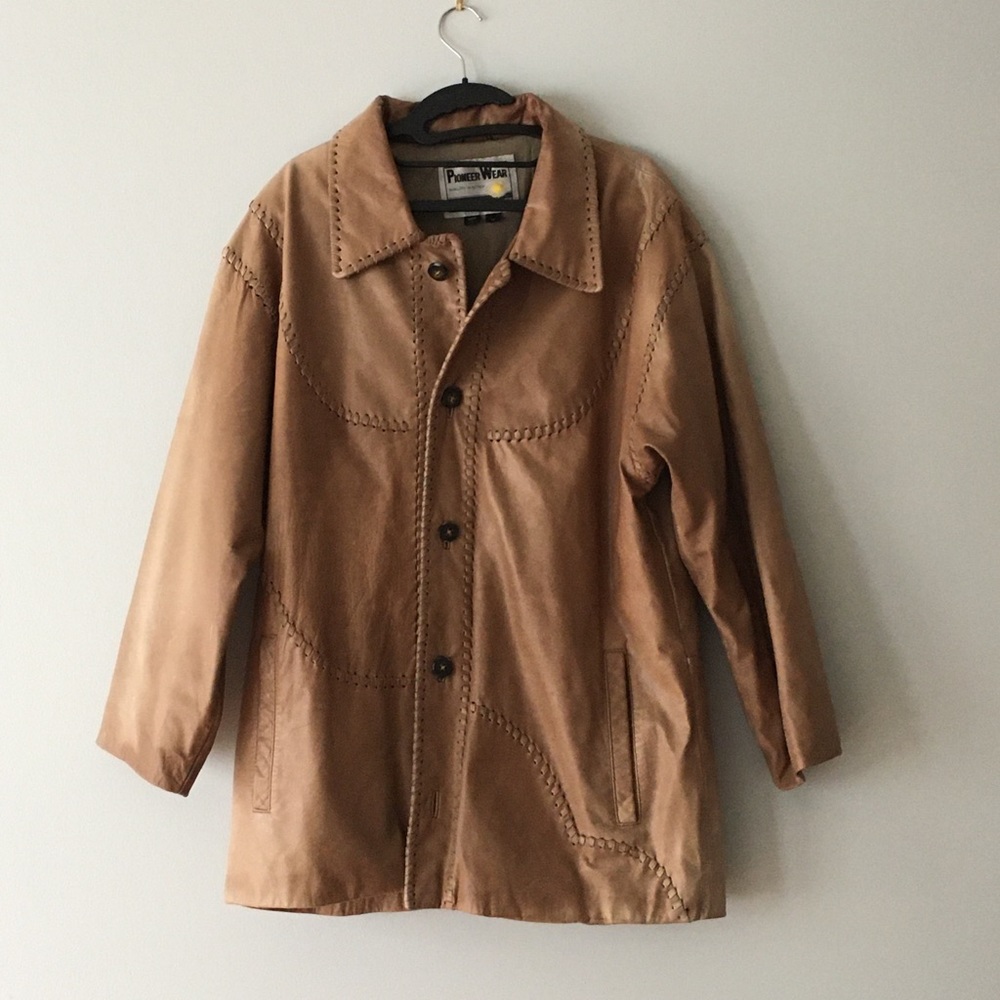 Leather Western Frontier Jacket.